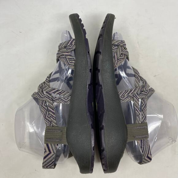 Chaco Womens Z/1 Classic Outdoor Hiking Sandals Gray Strappy Adjustable Size 8 - Picture 6 of 8
